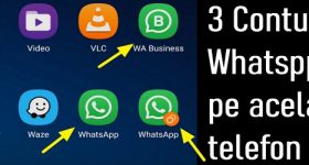 3 WhatsApp programėlės tame pačiame telefone