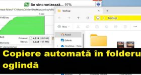 Backup automat al fișierelor într-un folder oglindă cu RealTimeSync