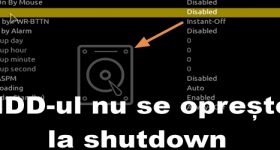 Hard disk-ul nu se oprește la shutdown