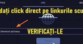 Verificarea antivirus a linkurilor scurte suspecte