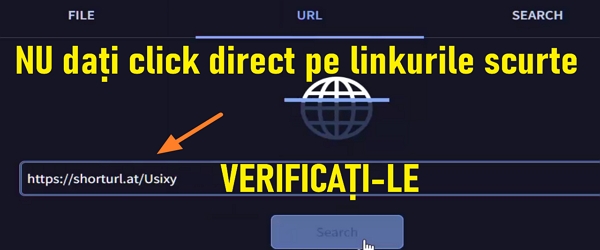 Antivirusinė įtartinų trumpųjų nuorodų patikra