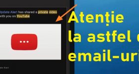 Pozor na soukromé e-maily s videi na YouTube