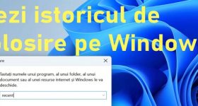 Cum vedem istoricul de folosire Windows