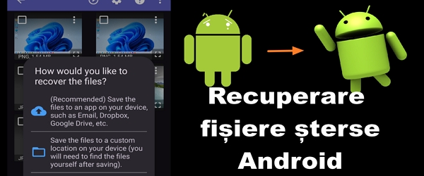 Aplikacija za oporavak izbrisanih datoteka na Androidu