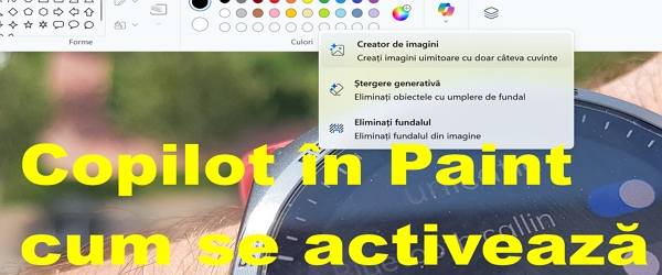 Podrška za uređivanje slika Copilot Paint AI