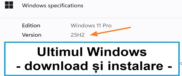 Загрузите последнюю версию установщика Windows 25H2