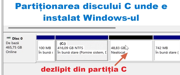 Particioniranje diska s Windowsima na njemu