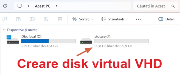 Как создать виртуальный диск VHD