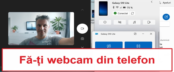 Verwenden Ihres Telefons als Webcam