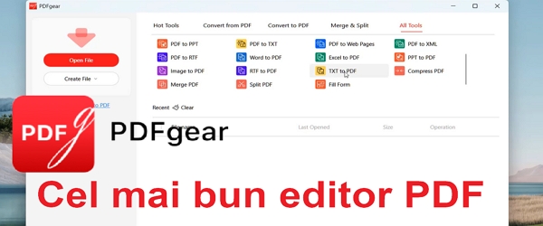 PDFgear, excelente aplicación de edición de PDF