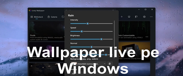 Lively Wallpaper: fundos animados para Windows